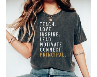 Principal Team T-Shirt, Gift For Principal, School Principal Design, 1st Day School Principal Tee, New Principal Tees, Back To School Gifts