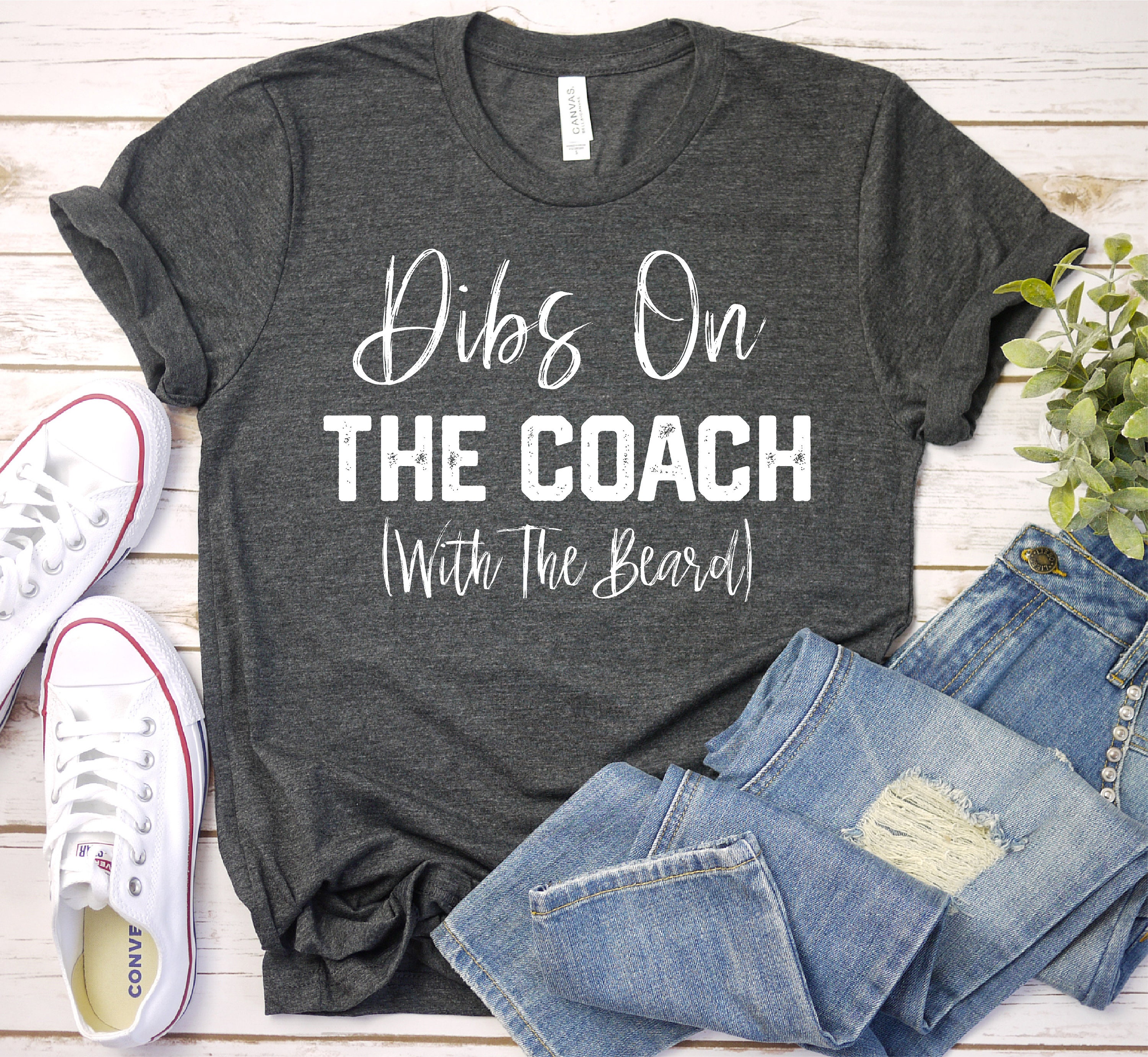 Peculiar nivel papel Dibs on the Coach With the Beard Coach's Wife Shirt - Etsy