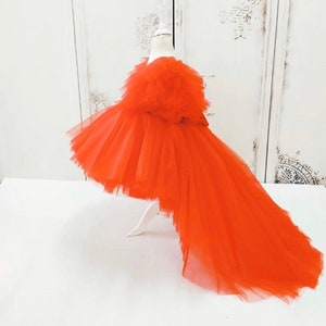Long Tail Red Dress , Luxury Girl Costume ,Baby Girl Dress Birthday Dress , Girl Dress , 1st Birthay Dress , Babygirl Costume , Girl Costume