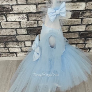 Blue Baby dress, Blue Girl Dress ,Birthday Girl Dress ,Party Girl Dress , 1st Birthday Dress , 1st Party Dress , Luxury Blue Girl Dress