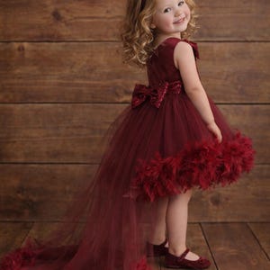 burgundy 2t dress Burgundy Flower Girl Dresses
