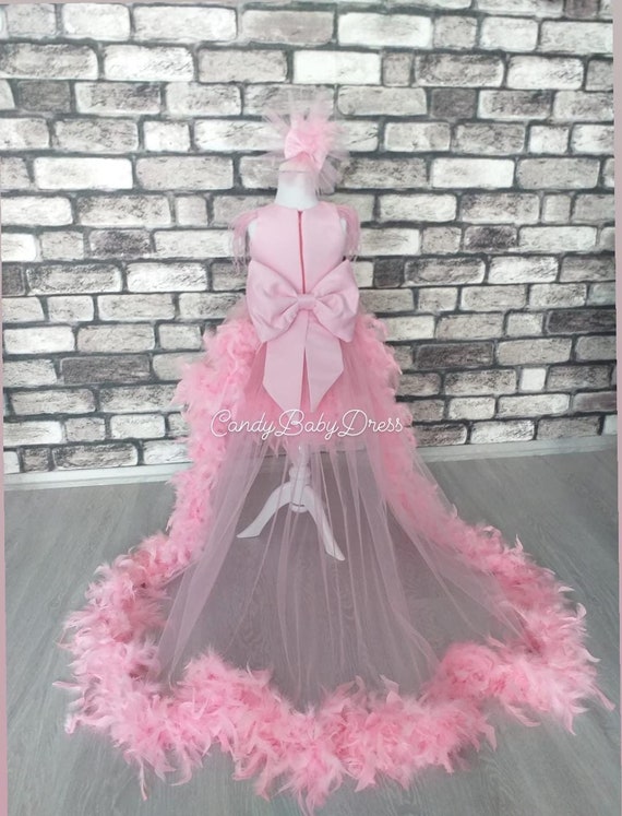 Baby girl fancy gown best sale