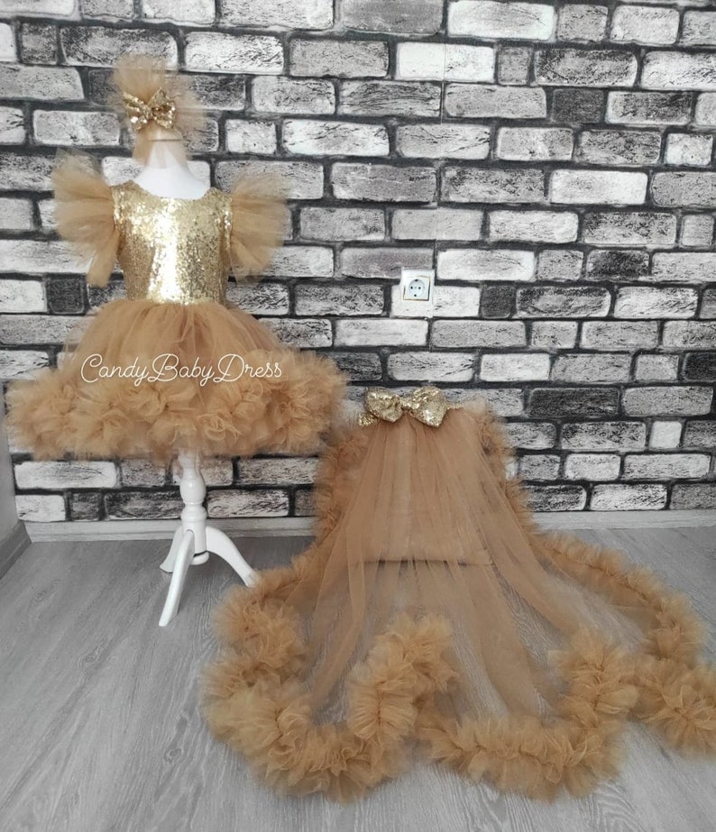 Robe Fille The Children's Place Or Floral - Taille 4 - Neuf Avec étiquettes