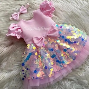Mermaid Costume, Mermaid Dress, Ariel Dress , Baby Girl Dress, Special Occasion, First Birthday Dress, Baby Girl Party Dress,