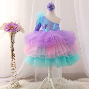 Mermaid Costume, Mermaid Dress, Ariel Dress , Baby Girl Dress, Special Occasion, First Birthday Dress, Baby Girl Party Dress