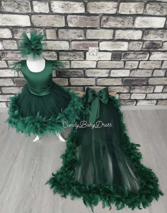 green and pink fairy dress V-neckline Dark Green Tulle with Lace Short Homecoming Dress, Green Sh –  Cutedressy
