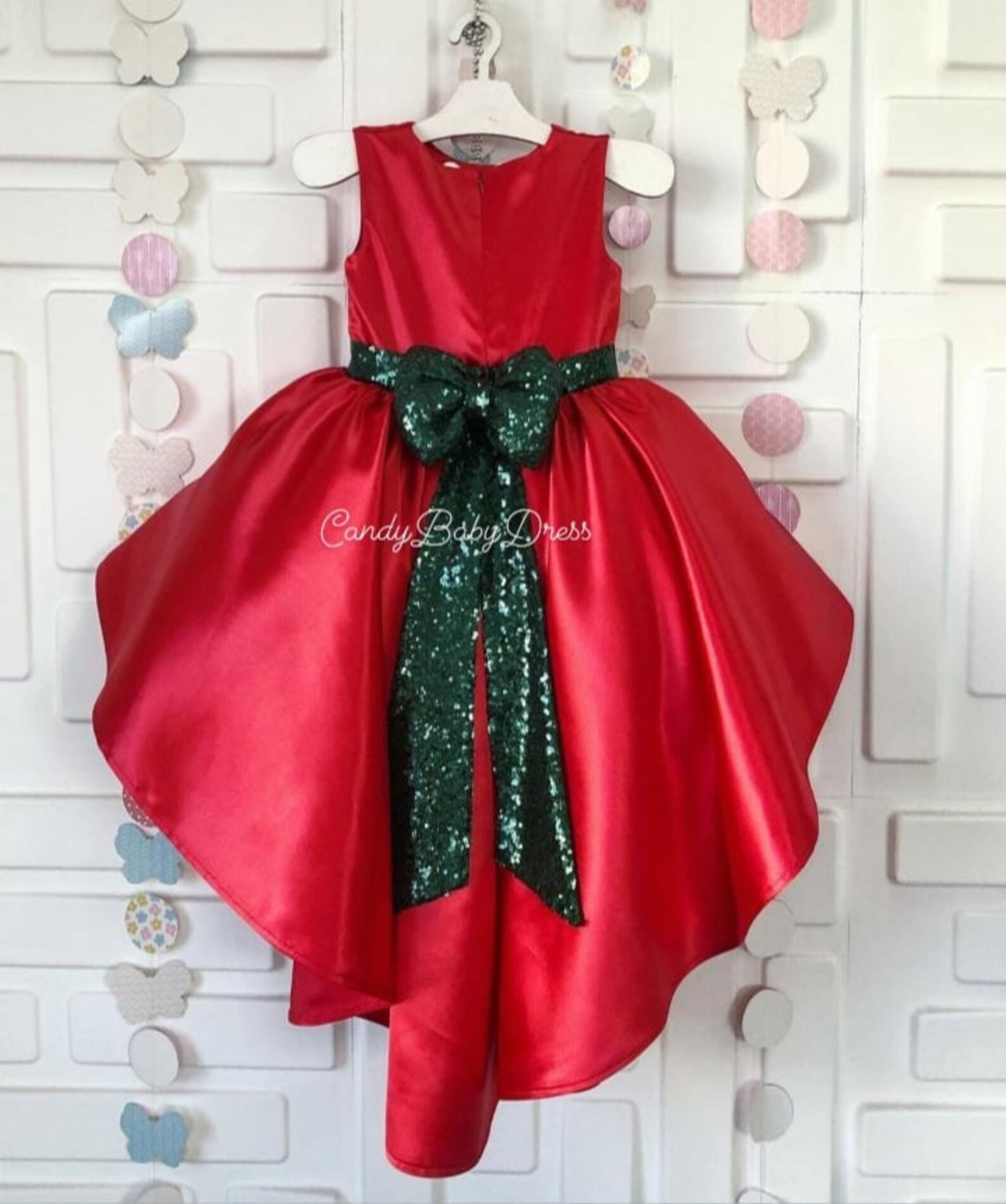Red Tapa Girl’s Dress main image 0