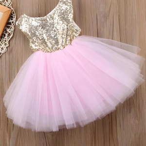 Princess kids baby dress girls fancy wedding dress Sequins party birthday baptism dress girl summer dresses tulle dress tutu dress girl