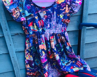 Riding High Theme Park Inspired Dress