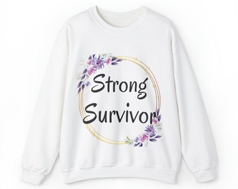 Strong Survivor Sweatshirt Unisex Heavy Blend™ Crewneck Sweatshirt