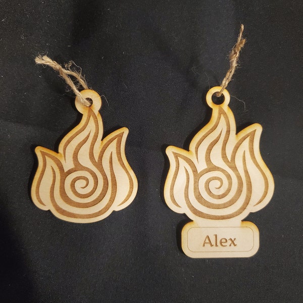 Avatar Anime Custom Engraved Ornaments