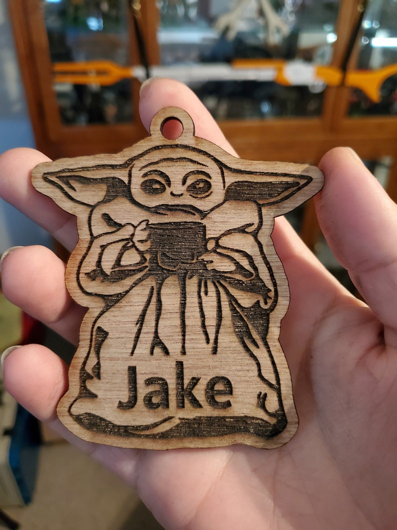 Star Wars Mandalorian Wood Ornaments