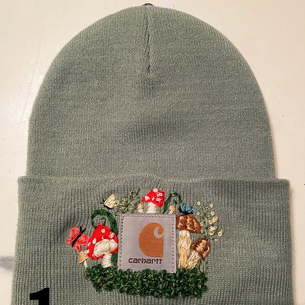 Carhartt Beanie Mushroom Embroidery