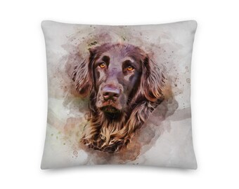 Custom Pet Pillow, Personalized Pet Pillow From Photo, Pet Portrait Dog Pillow, Pet Portrait Pillow