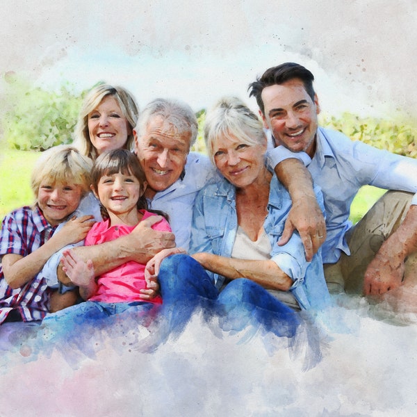 Watercolor Portrait - Etsy