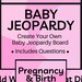Pink Baby Jeopardy Game L Printable Baby Jeopardy Board L Baby Girl ...