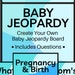 Blue Baby Jeopardy Game L Printable Baby Jeopardy Board L | Etsy