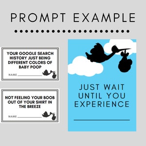 Cards Against Pregnancy l Interactive Baby Shower Game l Funny Baby Shower Game l Printable Baby Shower Game image 4