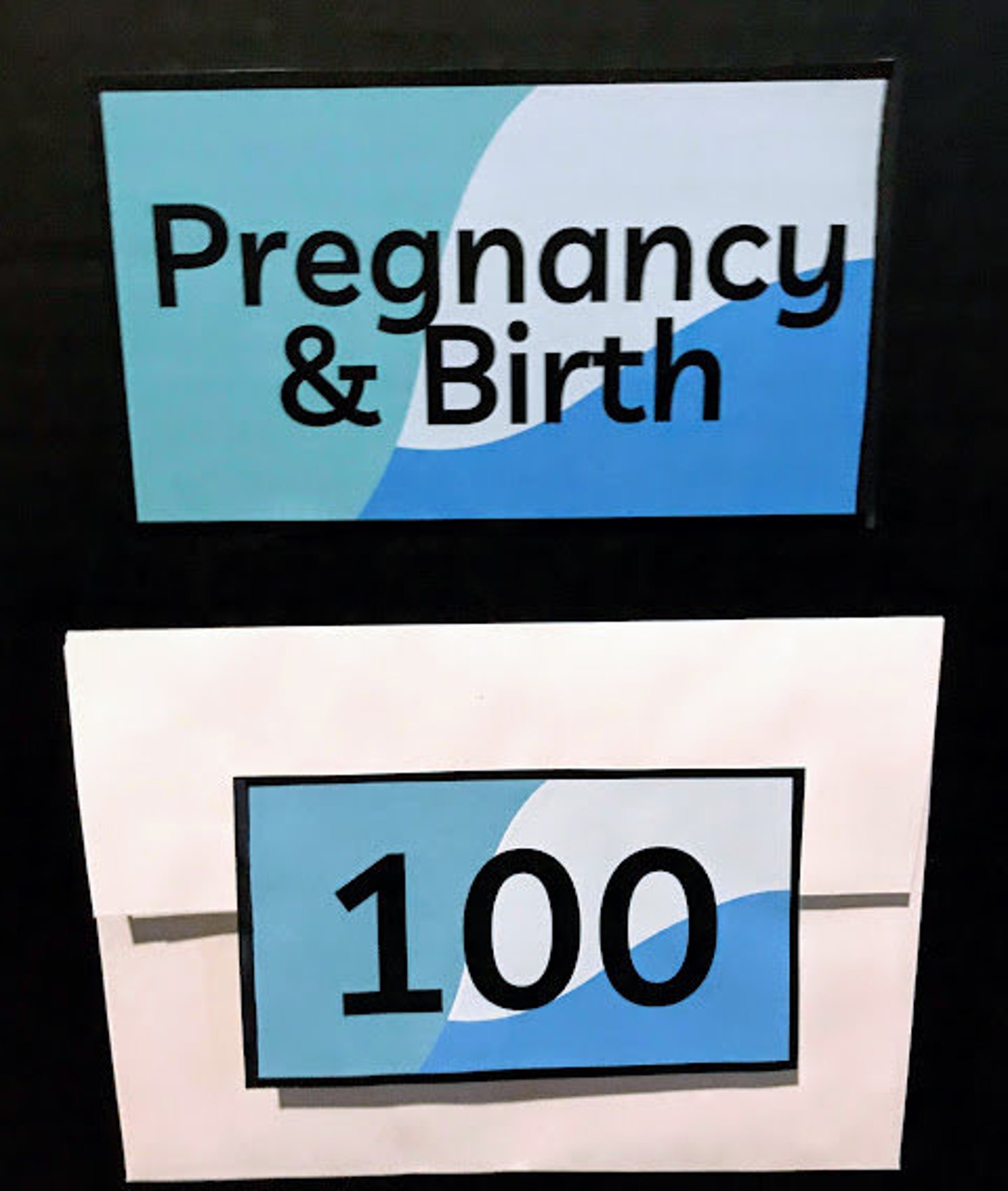 Baby Jeopardy Printables In Blue