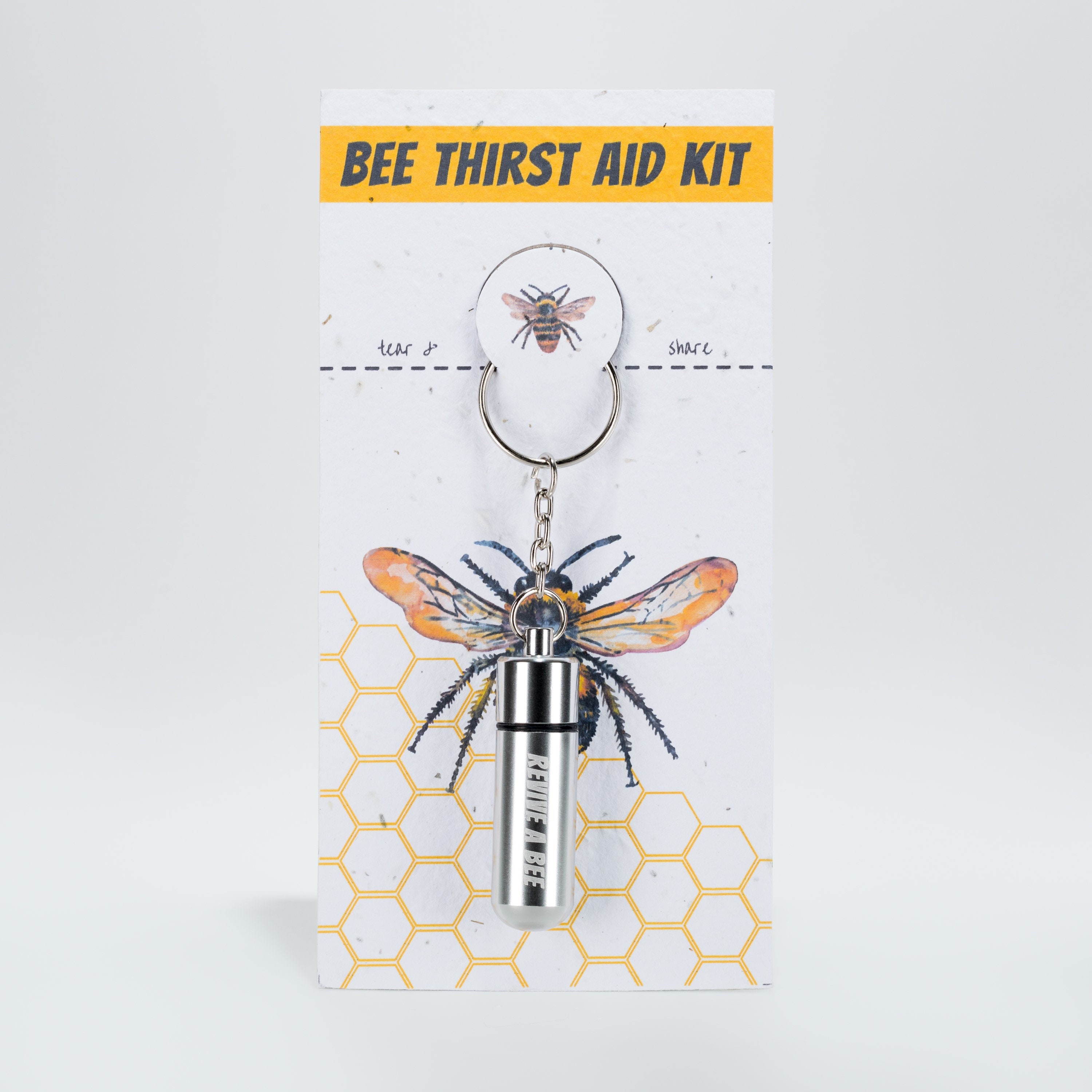 Bee Revival Kit & Seed Paper (Silver)