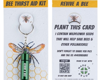 Bee Revival Kit with Plantable Paper (Green)