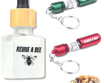 Bee Revival Kit Gift Box: 2 Keyrings, Refill & Seed Paper