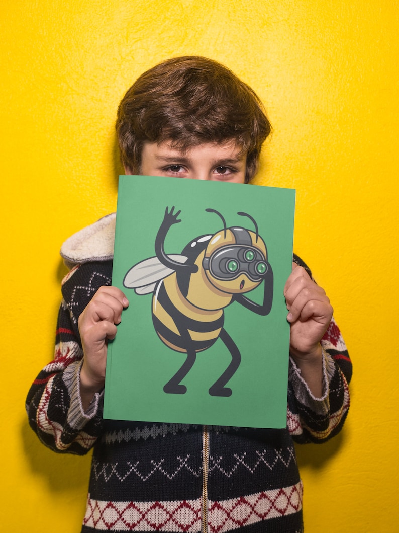 Kids Print Childrens Print Perfect For Bedrooms and Nurseries Bee Print
