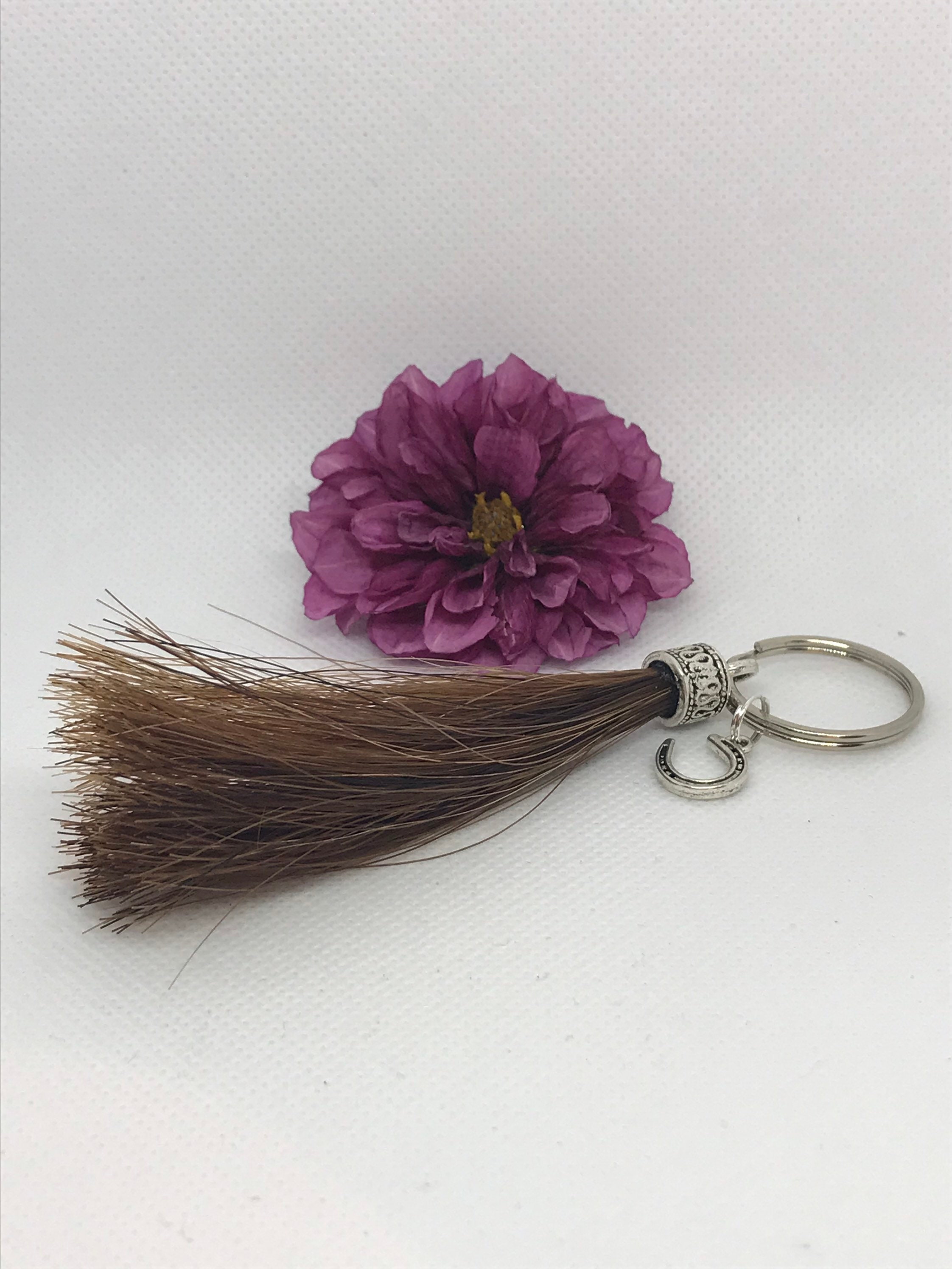 Horsehair Keyring Horse hair Jewellery Horse Hair Keyring Etsy