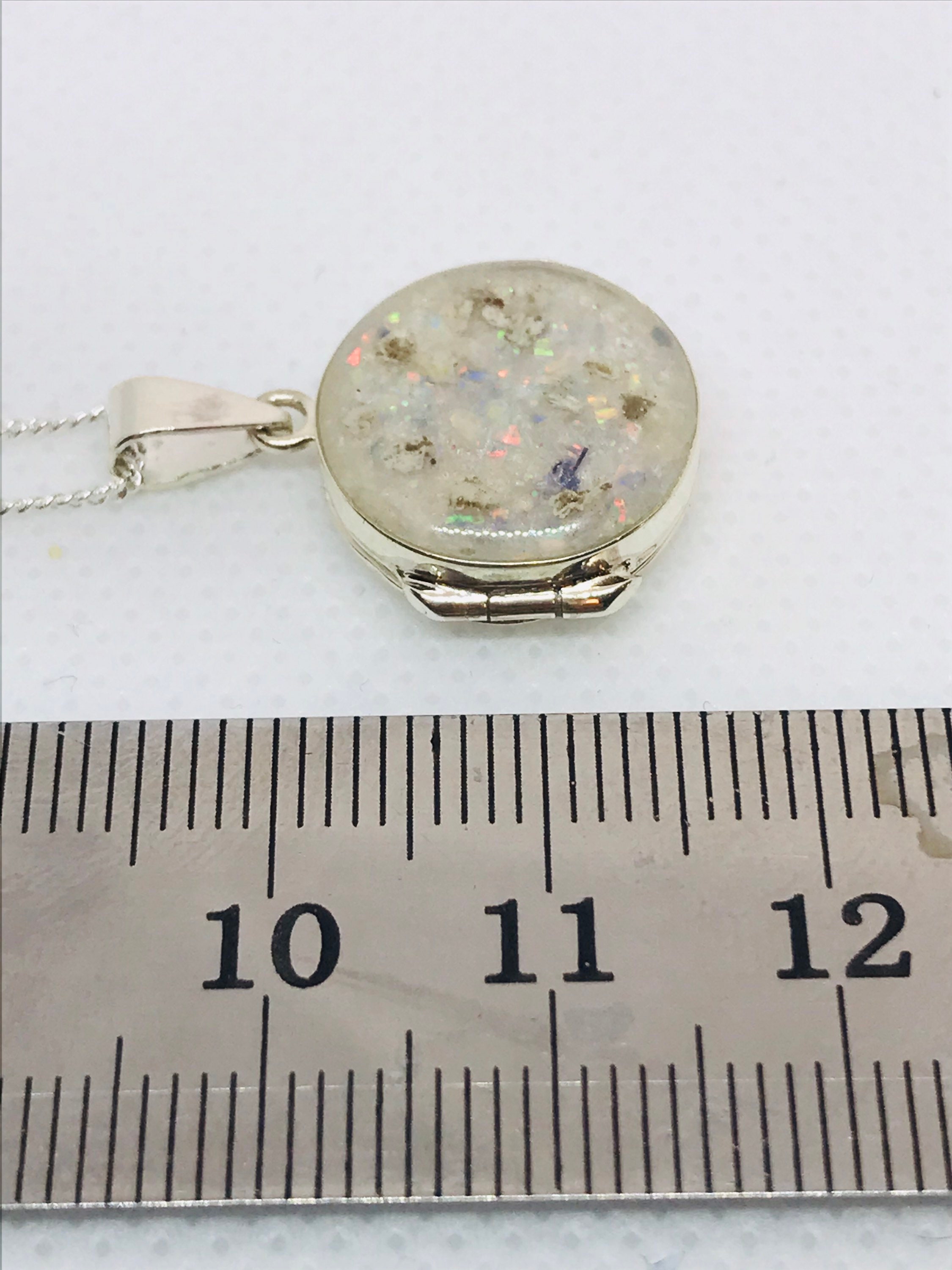 Ash Locket Necklace Ashes Necklace Memorial Locket Pet Loss Etsy