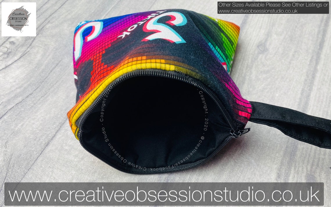 Tiktok Pencil Case Tiktok Makeup Bag Tiktok Face Mask Pouch Etsy