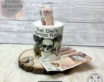 Tattoo Money Box - Etsy UK Tattoo Money Box - Etsy UK