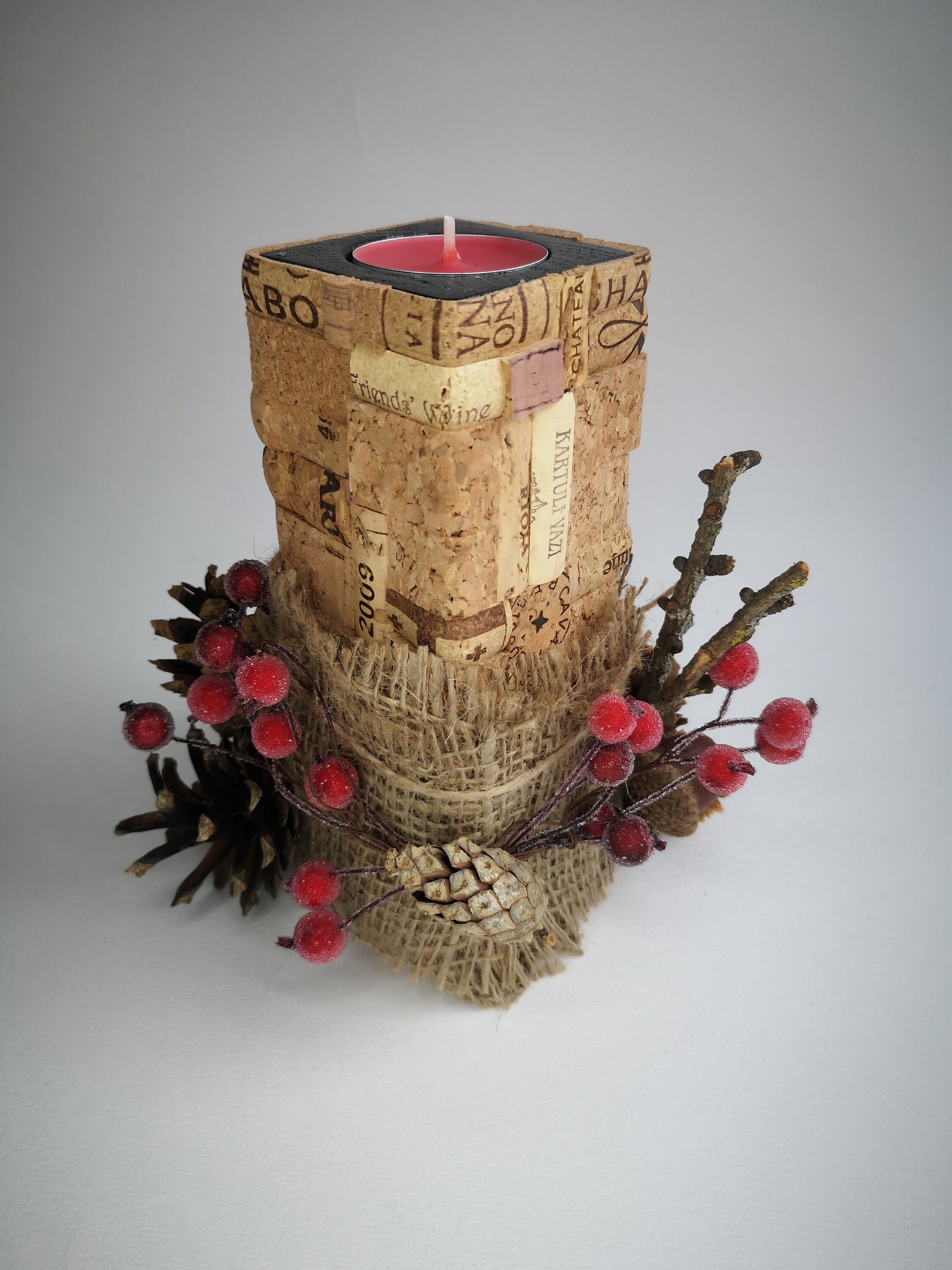 Candlestick Wooden Candlestick ECO Decor Handmade Candle Etsy UK