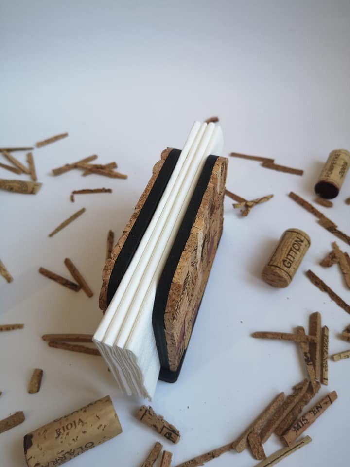 Wine cork napkin holder decorative napkin holder restaurant Etsy