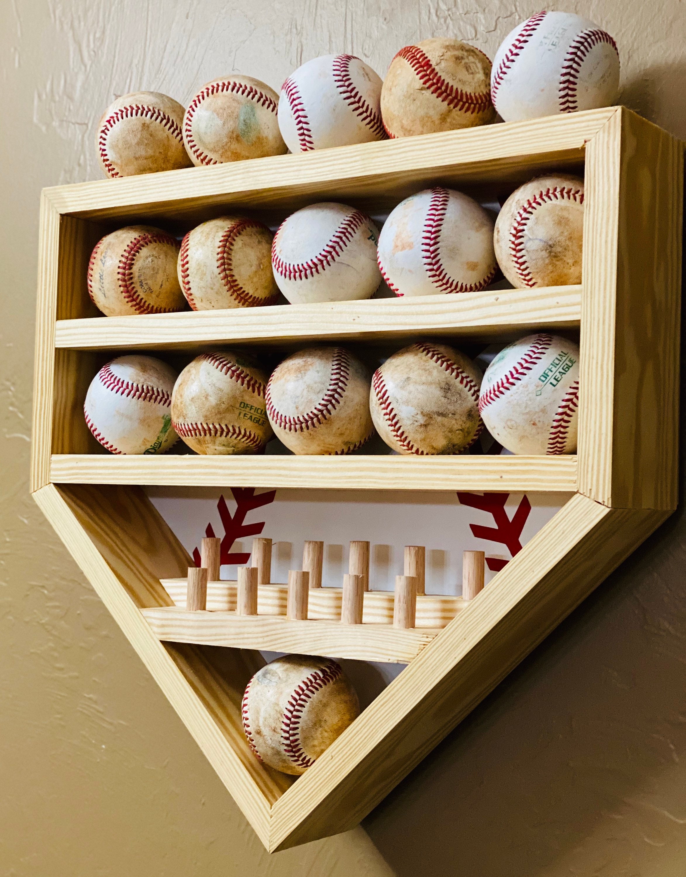 Baseball and Ring Display Etsy