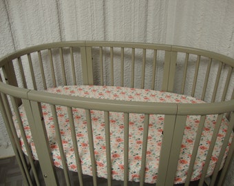 oval crib bumper