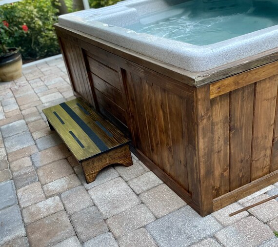Hot Tub or Spa Step Stool Special Sizes Available Etsy