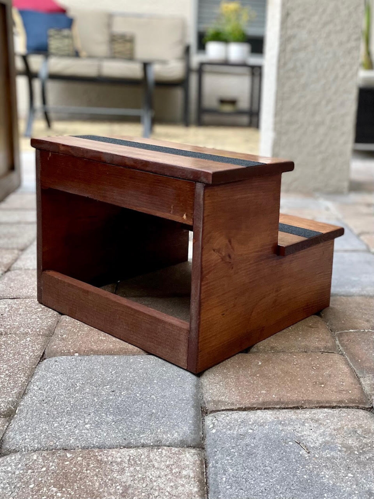 Wooden Outdoor/Indoor Step Stool Etsy