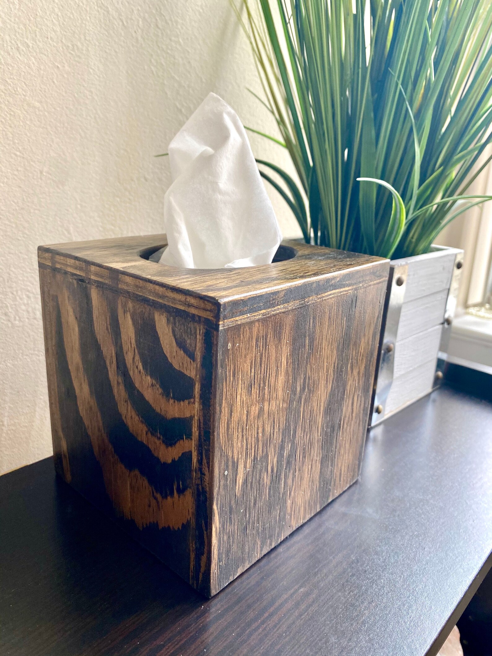 Wood Tissue/Kleenex Box Cover Etsy