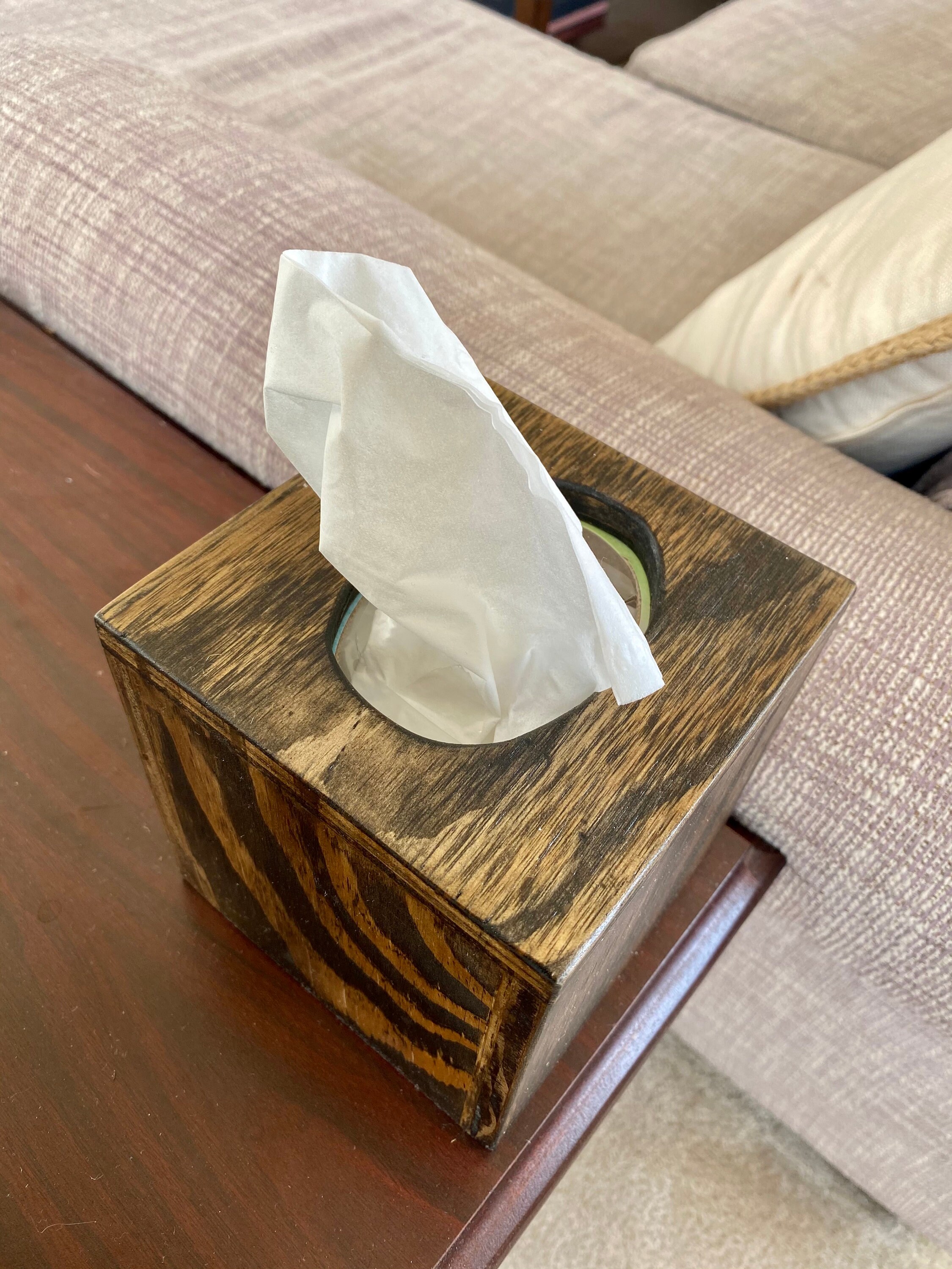 Wood Tissue/Kleenex Box Cover Etsy