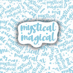 Benson Boone Fan Art Sticker | Vinyl Stickers for Journals, Laptops, Tumblers | Mystical Magical