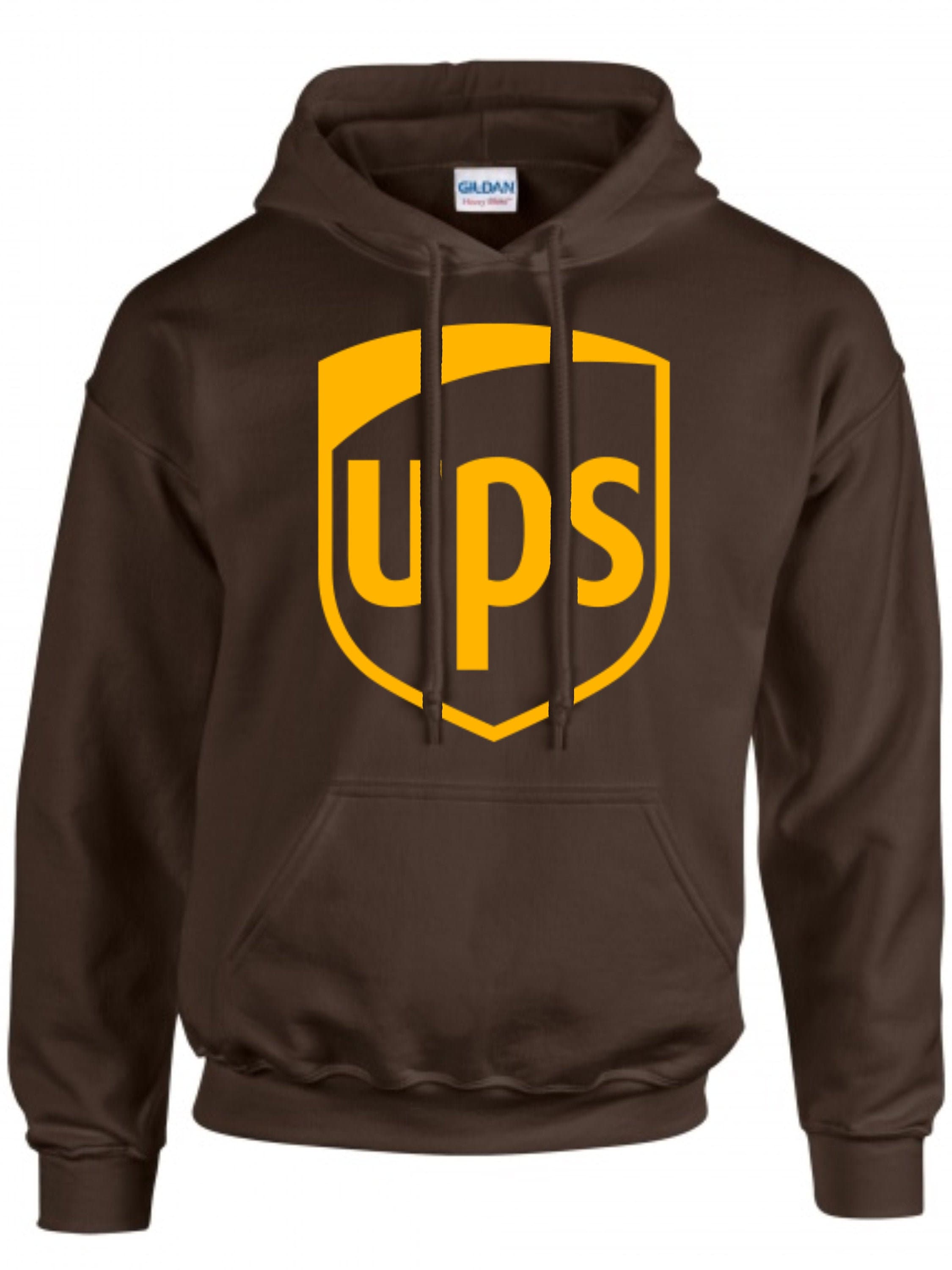 UPS Brown Logo Adult Unisex Hoodie | Etsy