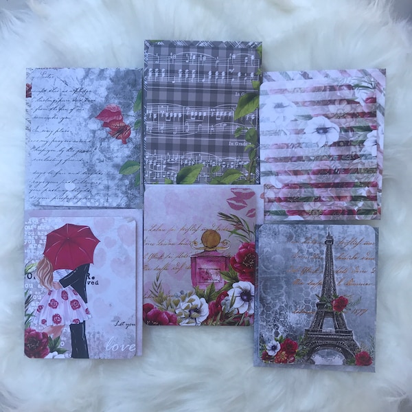 Paris Note Cards Etsy