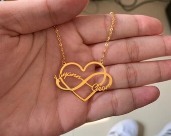 18K Custamized Double Name 