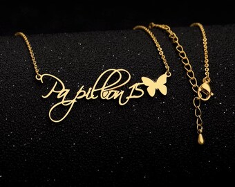 Butterfly Name Necklace - Etsy Australia