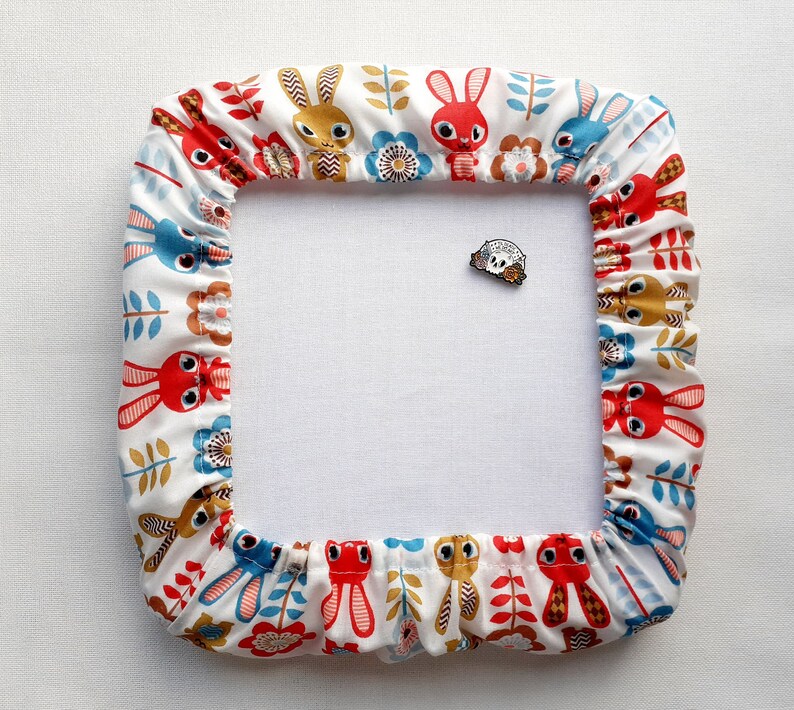 Hoops Grime Guard for Q snap Plastic Frames R/&R Colourful Bunnies