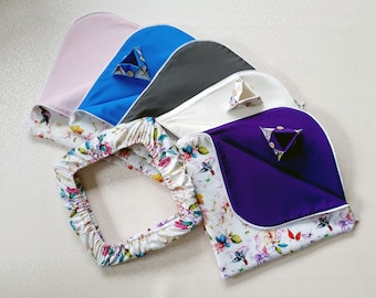 Magnolia Flowers Grime Guard, Project Bag and ORT Catcher Customised Set for Q-snap