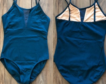New Anchor Teal Green Camisole Soft Leotard Dance Ballet Leotard Kids Child Girls Teen Adult