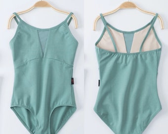 New Anchor Sage Green Camisole Soft Leotard Dance Ballet Leotard Kids Child Girls Teen Adult