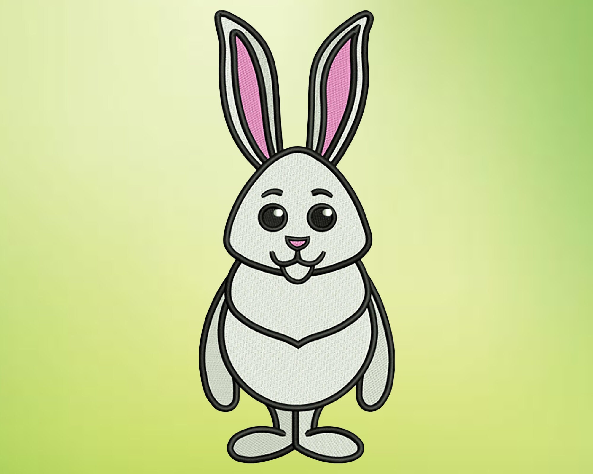 Standing Rabbit Embroidery Design 8 Rabbit Embroidery Designs, Machine Embroidery Designs, Embroidery ...