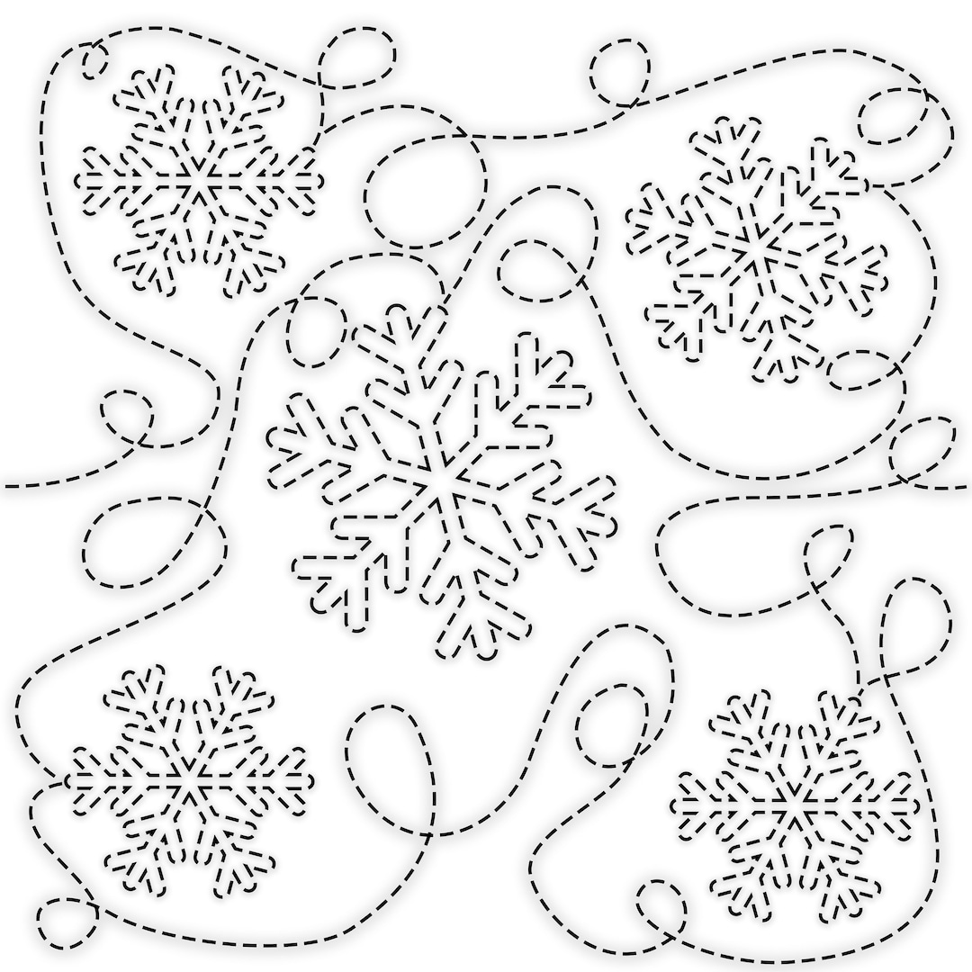 Snowflake Quilting Embroidery Design, Snowflake Quilt Embroidery ...